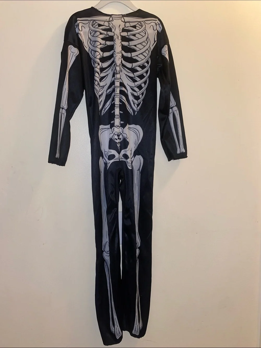 Kids Black Skeleton Costume - Classic Bone Print